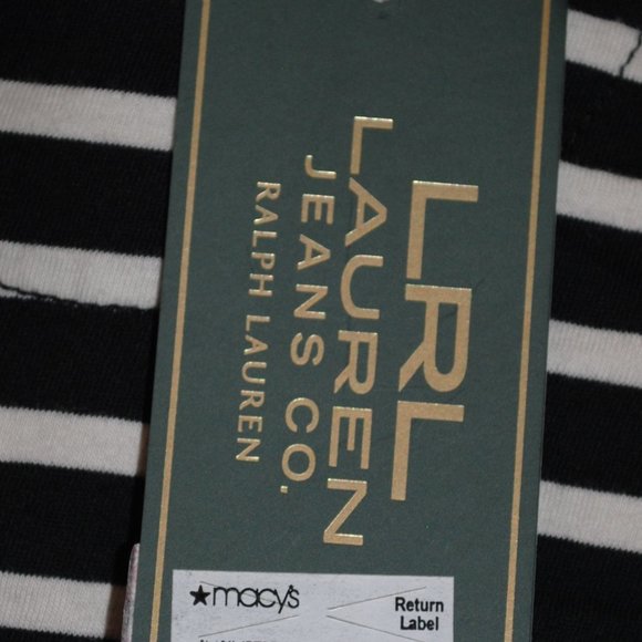 Long sleeve black and white striped shirt - Picture 4 of 7